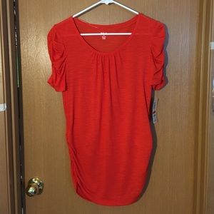 Red/orange Soft Tunic - NEVER WORN!